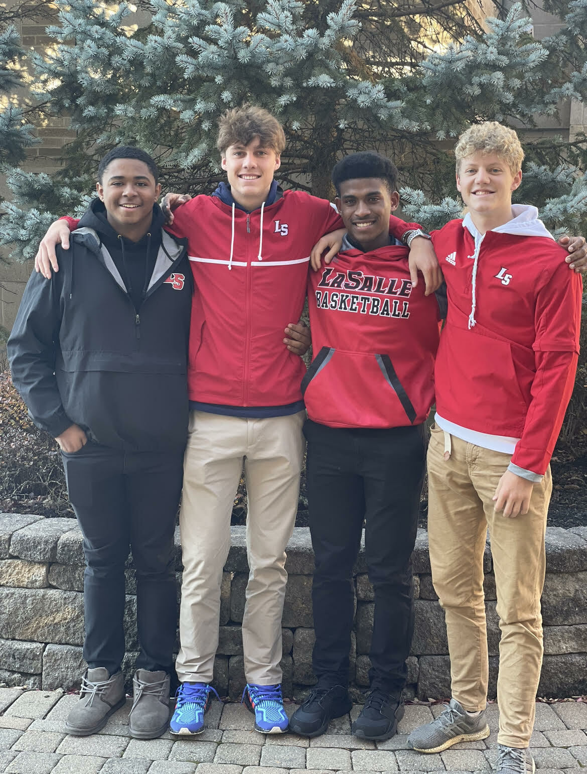Lancers in the courtyard